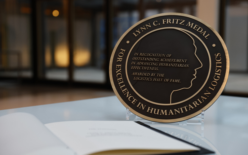 Lynn C. Fritz Medal: Apply now with successful projects in humanitarian logistics