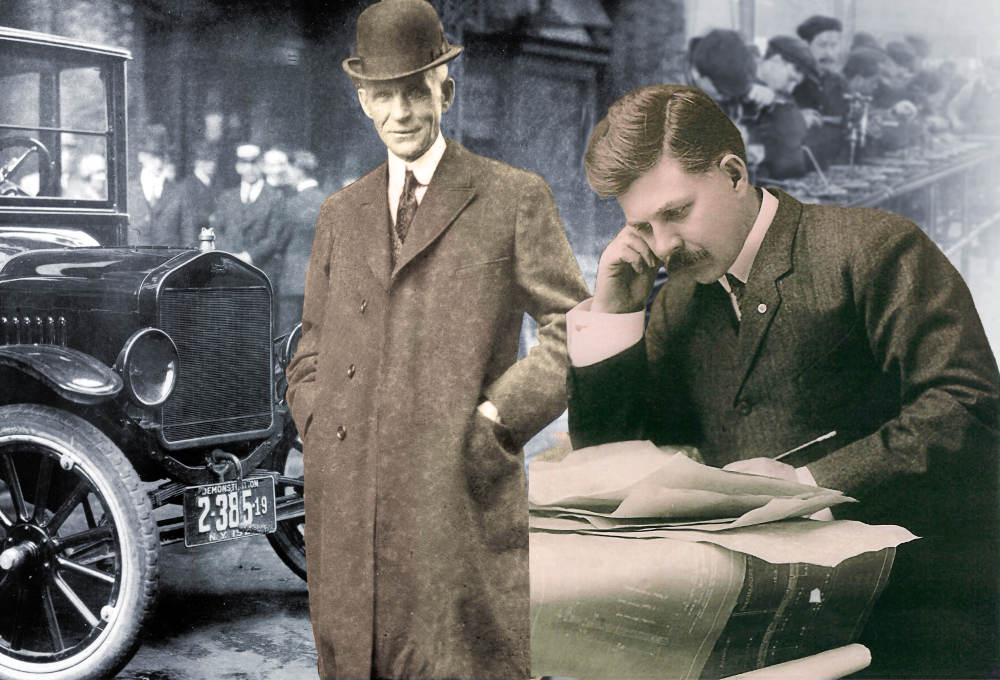 Henry Ford und Ransom Eli Olds 