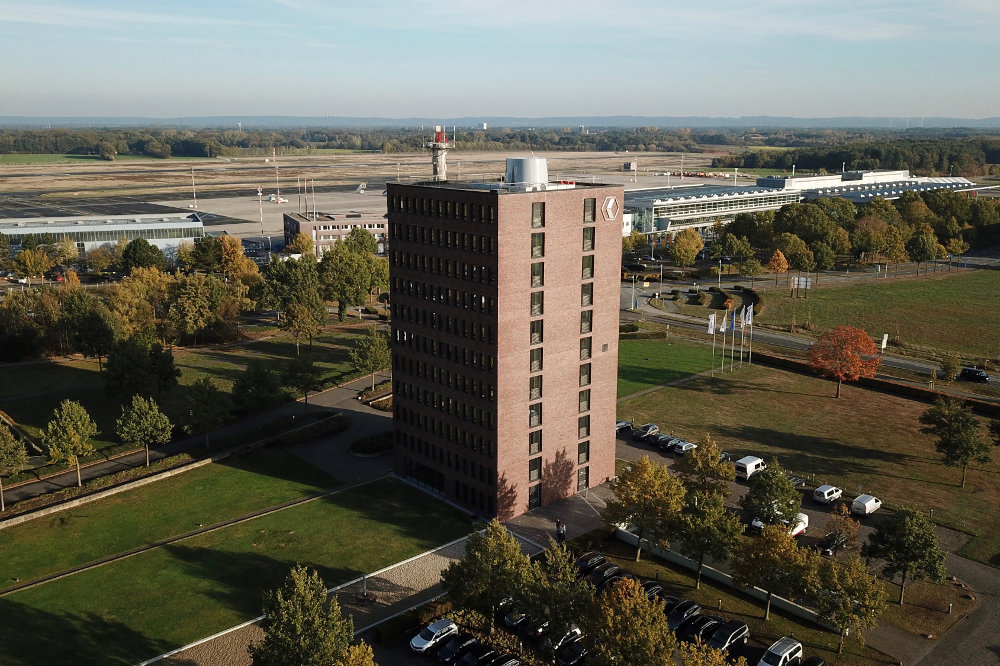 New construction of the company headquarters in Greven at Münster/Osnabrück airport