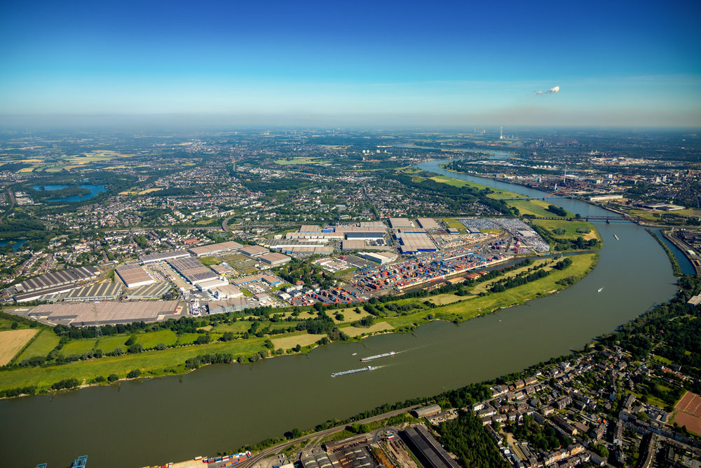 Aerial View Logport Duisburg/Rheinhausen 2018